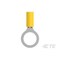 Te Connectivity Ring Terminal, 1/2 in Stud Size, 10 AWG, 300 V, Nylon Insulated, Yellow 52077-2 - alternate 5